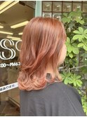 インナーピンクベージュ ミディアムエアリー