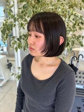 ハピネス 西大寺店(Happiness) タッセルボブ 顔まわりレイヤー レイヤーボブ