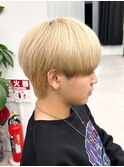 ダブルカラー/ブリーチ/ミルクティー/ヘアカラー/men's