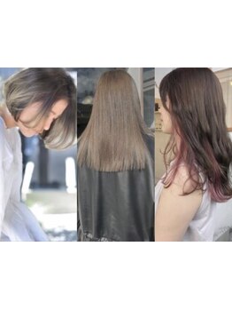 《SHE SALON》表参道仕込みの技術で理想の色が叶う*アディクシー/イルミナカラー取り扱い◎