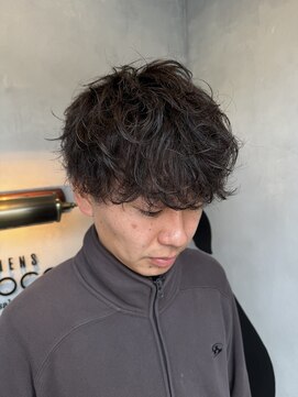 メンズココ 清澄白河店(MENS COCO) シャドーパーマ刈り上げマッシュ無造作