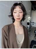 ウルフボブパーマ