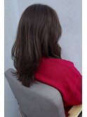 ダークアッシュレイヤーカット似合わせカットフェイスレイヤー