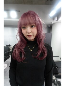 ワンズオゼ 渋谷(ONE's oze) ピンクカラー/ラベンダーカラー/ケアブリーチ/ブリーチ3回