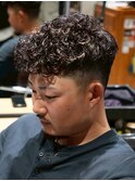 MEN'S/スペインカール×フェード/バロックパーマ