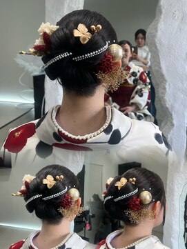 マグノリアユーラン(magnolia玉蘭) 卒業式ヘアアレンジ
