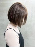 京都西院/ベージュカラー ブリーチ 髪質改善 ダブルカラー