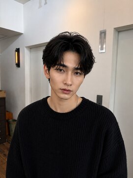 ベル 新宿(Belle) men'shair/シャドウパーマ/ニュアンスパーマ/韓国風マッシュ新宿