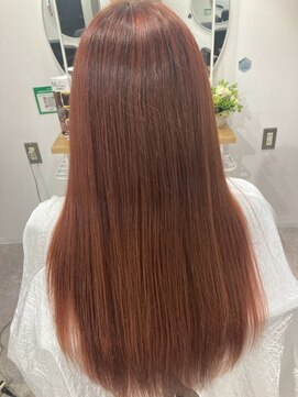 ヌーヌー 鶴ケ峰(nuu nuu) 艶感でサラサラ☆シルクTR×透明感のあるオレンジカラー