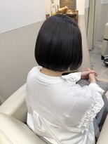リブ(LIV) 【50代の上品髪質改善】白髪染めリタッチ+髪質改善縮毛矯正ボブ