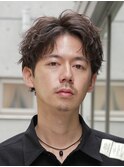 原宿短髪ルーズショートツイストスパイラルパーマ刈り上げ