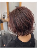 ヘアアンドメイク アース 入間店(HAIR&MAKE EARTH)&nbsp;カシスブラウンレイヤー