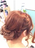 きれい目カールアップアレンジ[ヘアセット　立川/立川南/袴]