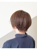 透け感ショートスタイル