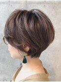 30代、40代髪型☆大人無造作ショート