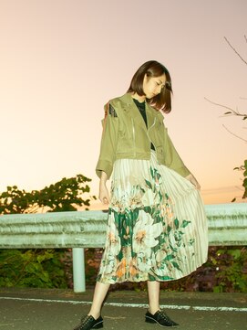 フラワード(flowered) 早朝8:30からできます♪きりっぱなしボブ×ブラウン