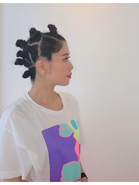 プシューケ(Hair salon PSYCHE) NY Style "Bantu Knots"