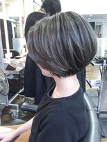 ディ シェーレ 磯子本店(die schere)&nbsp;ショートボブ×モードネイビー