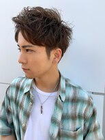 キャプチャー 海老名(capture)&nbsp;ショートレイヤーかき上げてソフトツーブロックビジネス