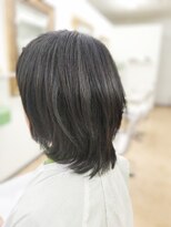 ヘアー リ ミックス(HAIR Re-MIX)&nbsp;【ブログ投函日　2020/10/29】マッシュミディウルフスタイル♪