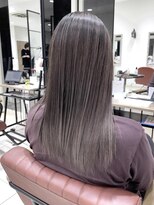 クアトログランシュ ひたちなか店(QUATRO×GranCieux)&nbsp;エアタッチバレイヤージュ×ピンクグレージュ