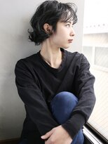 バース(BIRTH)&nbsp;天神【BIRTH】ふわふわデジタルパーマ×くすみブルー