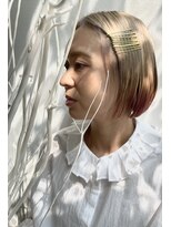 ビューティブロー ビービー(Beauty Blow B.B)&nbsp;大人ボブケアブリーチダブルカラーベージュグラデーションカラー