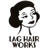 ラグヘアーワークス(LAG HAIR WORKS)のお店ロゴ