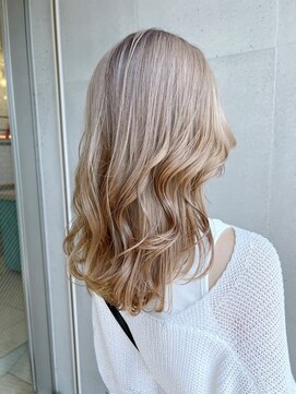 ゲーム 吉祥寺店(GAME) ダブルカラーブロンドベージュカラーケアブリーチハイトーン韓国