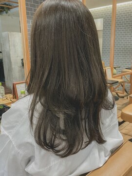 クラップス 上大岡(CLAPS) オリーブ/グレー/赤み消し/ウルフ/ロング/【ブリーチ無し】