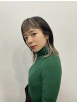 ブラウンズ(BROWNS)&nbsp;デザインハイライト+オン眉カット☆