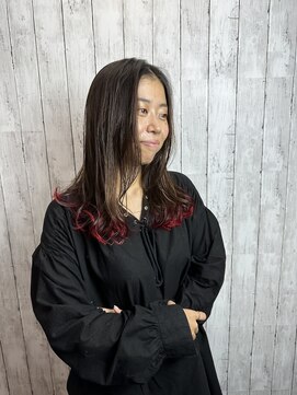 ビューティドレッセヤマノ 池袋パルコ(Beauty Dresse YAMANO) ミディアムアクセントカラー【ハイライト】