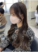 ○韓国ヘア、顔周りカット