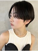 【PARK】ハンサムショート×グレージュブラック