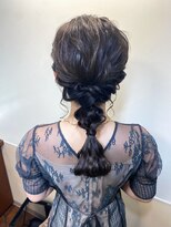 結婚式お呼ばれヘアセット