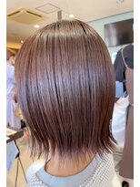 アメイジングヘアー 美沢店(AMAZING HAIR) 柔らかベージュ系×ボブ