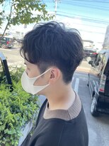 ジップ 緑店(zip)&nbsp;メンズニュアンスパーマ×20代モテ髪