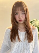 ナループロアボタン(Nalu pu loa BOTAN)&nbsp;レイヤーカット/オレンジブラウン/暖色ブラウン