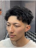 【Insta@hi_de0205】短髪パーマスタイル[相模大野/眉毛/町田]