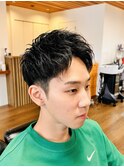 【Mr.BABY/岡山市】爽やかアップバングショート