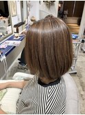 白髪ぼかし×髪質改善
