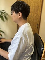 モア美容室&nbsp;刈り上げマッシュ