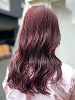 ラレイ ハラジュク(Lalei harajuku)&nbsp;【白石】ブリーチなしチェリーレッドブラウン赤髪暖色艶カラー