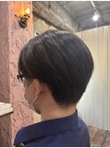 スパイキーショート/ブルーブラック/フェザーパーマ/鎌取/石橋