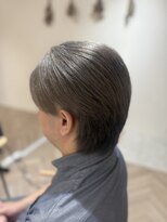 アンドユー(& you.)&nbsp;大人クールな艶感シルバーグレーダブルカラー