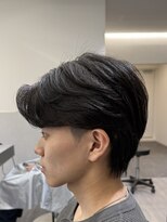 ビカムメンズヘアー 栄店(become men's hair)&nbsp;フェザーパーマ/名古屋曲がる縮毛矯正