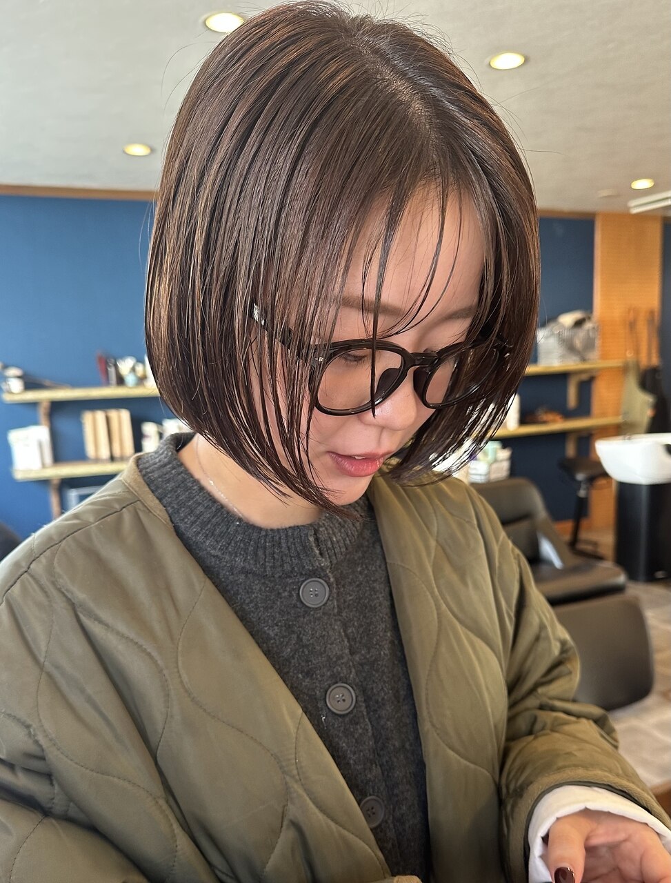 ミニボブ：L270352447｜ヘアー ノーブル(hair noble)のヘアスタイル