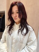 オン キャナルシティ博多前店(on)&nbsp;【晴音】ロングウルフ/レッドブラウン/ロング/20代