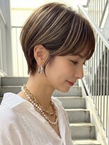 ローウェル(Rowel)&nbsp;くびれショート/ショートボブ/ひし形/小顔ショート/前髪あり