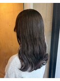 【上品ツヤ】ナチュラルブラウン×ゆるウェーブ